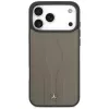 Mercedes Leather The Move custodia MagSafe per iPhone 17 Pro Max taupe
