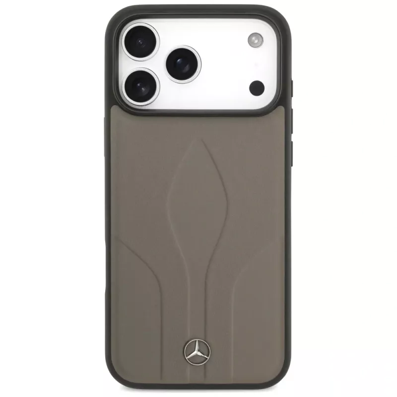 Mercedes Leather The Move custodia MagSafe per iPhone 17 Pro Max taupe