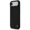 Mercedes Leather Large Laurel Leave custodia MagSafe per iPhone Air nero