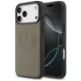 Mercedes Leather Vintage Logo custodia MagSafe per iPhone 17 Pro Max taupe
