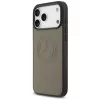 Mercedes Leather Vintage Logo custodia MagSafe per iPhone 17 Pro Max taupe