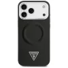 Guess Triangle Logo custodia MagSafe per Apple iPhone 17 Pro (nero)