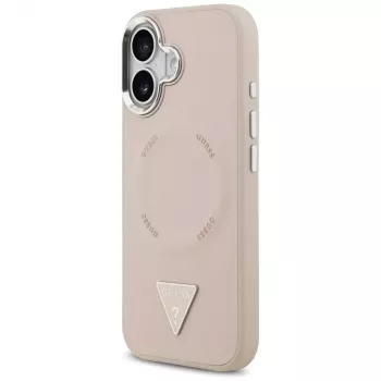 Guess Triangle Logo custodia MagSafe per iPhone 17 (rosa)