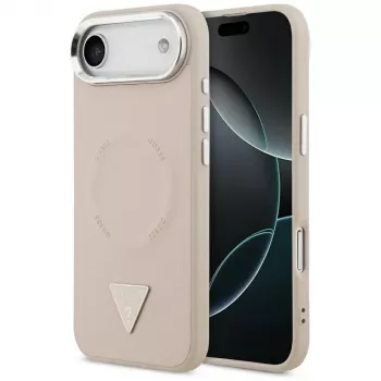 Guess Triangle Logo custodia MagSafe per iPhone Air (rosa)