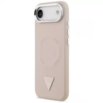 Guess Triangle Logo custodia MagSafe per iPhone Air (rosa)