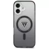 Guess IML Gradient Triangle Logo custodia MagSafe per iPhone 17 nero