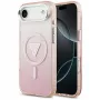 Guess IML Gradient Triangle Logo custodia MagSafe per iPhone Air rosa