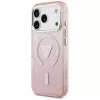 Guess IML Gradient Triangle Logo custodia MagSafe per Apple iPhone 17 Pro, rosa