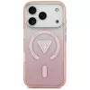 Guess IML Gradient Triangle Logo custodia MagSafe per Apple iPhone 17 Pro, rosa