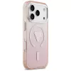 Guess IML Gradient Triangle Logo custodia MagSafe per Apple iPhone 17 Pro, rosa