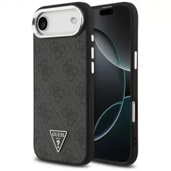 Guess 4G Triangle Logo Cover MagSafe per iPhone Air (nero)