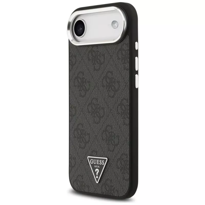 Guess 4G Triangle Logo Cover MagSafe per iPhone Air (nero)
