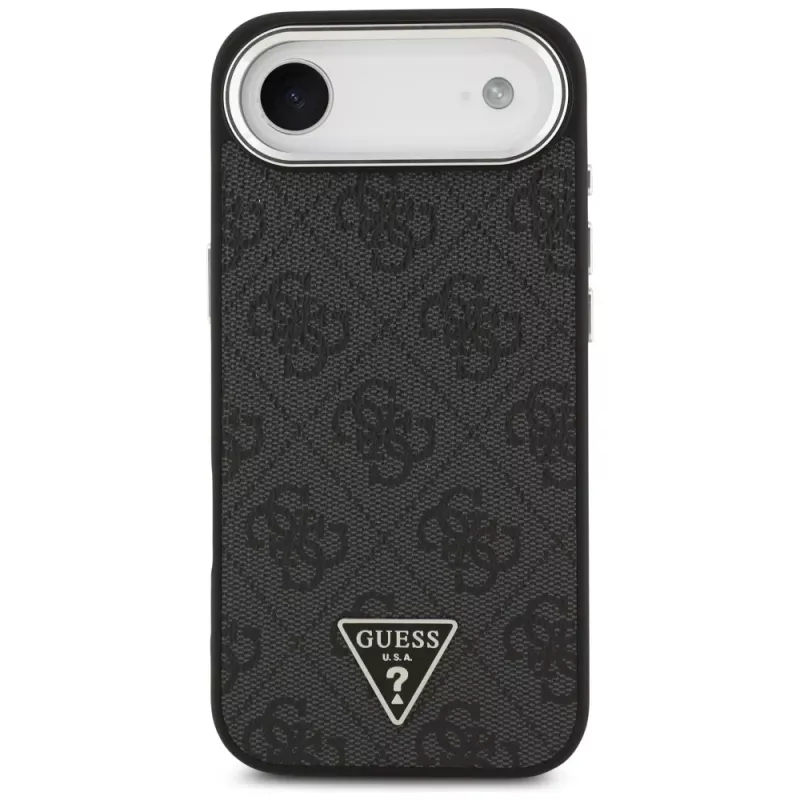 Guess 4G Triangle Logo Cover MagSafe per iPhone Air (nero)