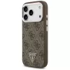 Guess 4G Triangle Logo Cover MagSafe per iPhone 17 Pro (marrone)