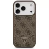 Guess 4G Triangle Logo Cover MagSafe per iPhone 17 Pro (marrone)