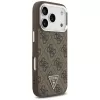 Guess 4G Triangle Logo Cover MagSafe per iPhone 17 Pro (marrone)
