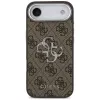 Guess GUHCP17MP4G4SMCW 4G Big 4G Classic Logo Cover per iPhone Air – marrone / argento