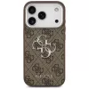 Guess 4G Big 4G Classic Logo Cover per iPhone 17 Pro (marrone / argento)