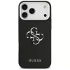 Guess Grained Big 4G Classic Logo Cover per iPhone 17 Pro Max - nero