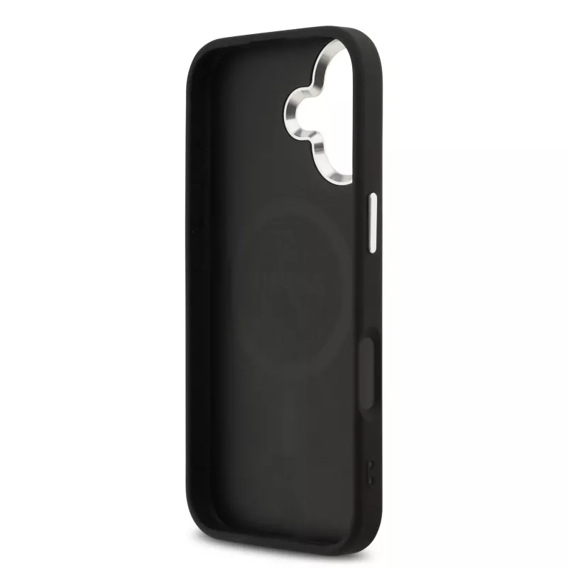 Guess 4G Classic Logo Cover MagSafe per iPhone 17 - nero