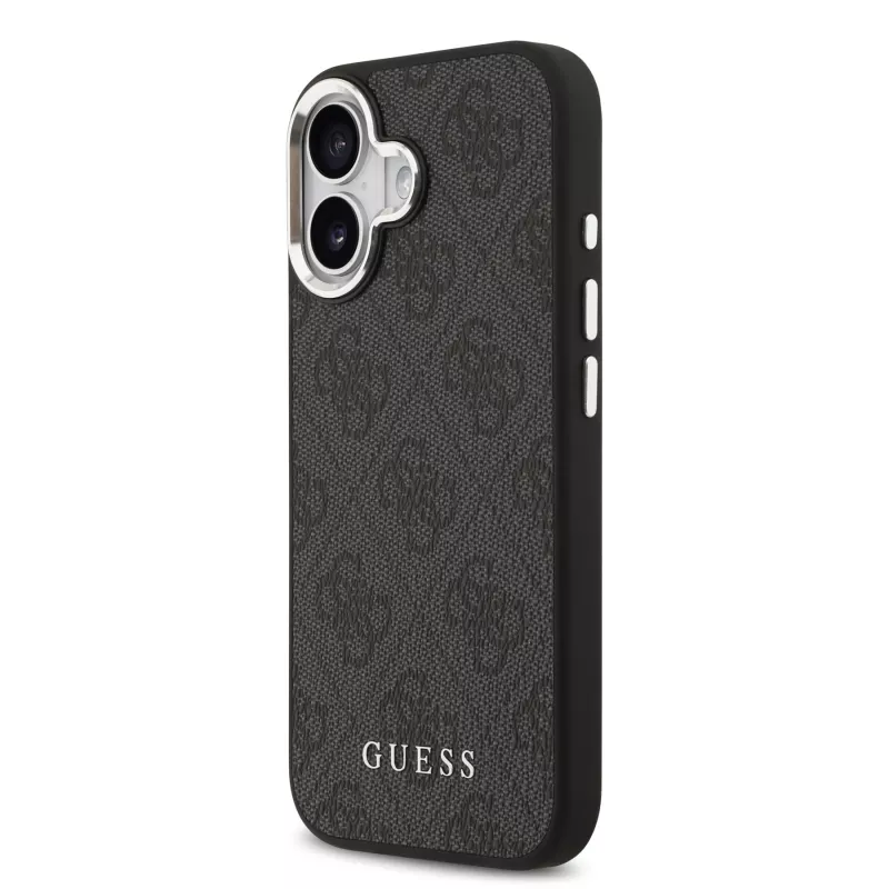 Guess 4G Classic Logo Cover MagSafe per iPhone 17 - nero