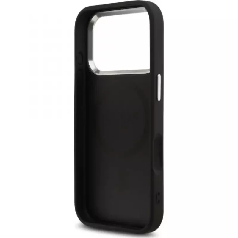 Guess 4G Classic Logo Cover MagSafe per iPhone 17 Pro (nero)