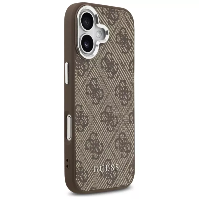 Guess 4G Classic Logo Cover MagSafe per iPhone 17, marrone