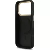 Guess 4G PU Classic Logo MagSafe Back Cover per Apple iPhone 17 Pro nero