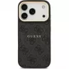 Guess 4G PU Classic Logo MagSafe Back Cover per Apple iPhone 17 Pro nero