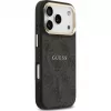 Guess 4G PU Classic Logo MagSafe Back Cover per Apple iPhone 17 Pro nero