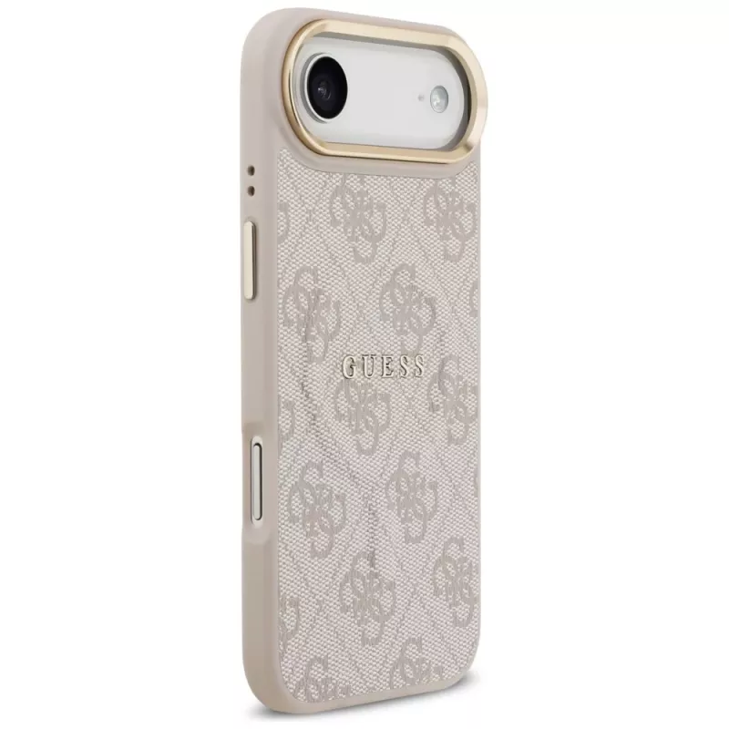 Guess 4G PU Classic Logo Cover MagSafe per iPhone Air rosa