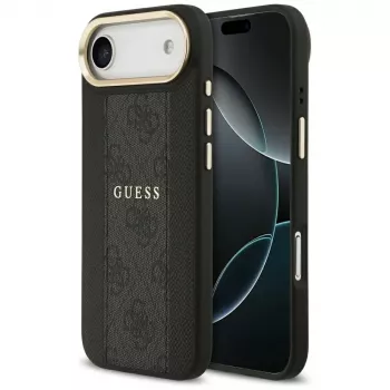 Guess 4G Stripe Cover MagSafe per iPhone Air, nero