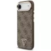 Guess 4G Triangle Logo Cover MagSafe per iPhone Air, marrone/oro