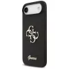 Guess Silicone Big 4G Script Cover per iPhone Air - nero