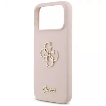 Guess Silicone Big 4G Script Cover per Apple iPhone 17 Pro Max - rosa