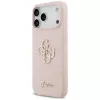 Guess Silicone Big 4G Script Cover per Apple iPhone 17 Pro Max - rosa
