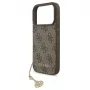 Guess 4G Charms Collection Cover MagSafe per iPhone 17 Pro (marrone)