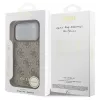 Guess 4G Charms Collection Cover MagSafe per iPhone 17 Pro (marrone)