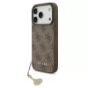 Guess 4G Charms Collection Cover MagSafe per iPhone 17 Pro (marrone)