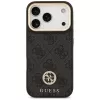 Custodia MagSafe Guess 4G Strass Logo per iPhone 17 Pro (nero)