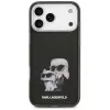 Custodia MagSafe Karl Lagerfeld IML Aquarelle Karl & Choupette & Logo per iPhone 17 Pro (nero)