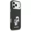 Custodia MagSafe Karl Lagerfeld IML Aquarelle Karl & Choupette & Logo per iPhone 17 Pro (nero)