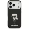 Custodia MagSafe Karl Lagerfeld IML Aquarelle Karl & Logo per iPhone 17 Pro (nero)