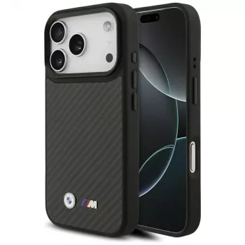 Custodia MagSafe BMW M Kevlar Matt per Apple iPhone 17 Pro nero