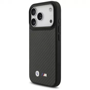 Custodia MagSafe BMW M Kevlar Matt per Apple iPhone 17 Pro nero