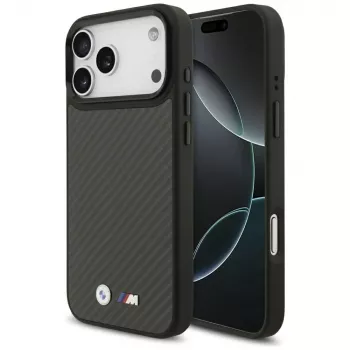 Custodia MagSafe BMW M Kevlar Matt per iPhone 17 Pro Max nero