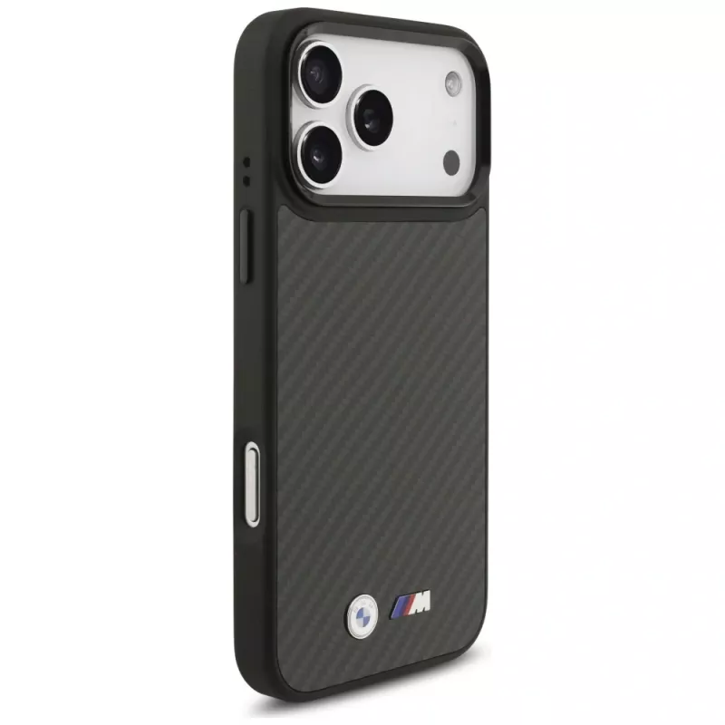 Custodia MagSafe BMW M Kevlar Matt per iPhone 17 Pro Max nero