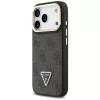Custodia MagSafe Guess 4G PU Triangle Logo & Stand Camera per iPhone 17 Pro nero