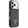 Custodia MagSafe Guess 4G PU Triangle Logo & Stand Camera per iPhone 17 Pro nero