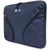 Custodia per laptop BMW in nylon 16 pollici blu navy con logo in metallo